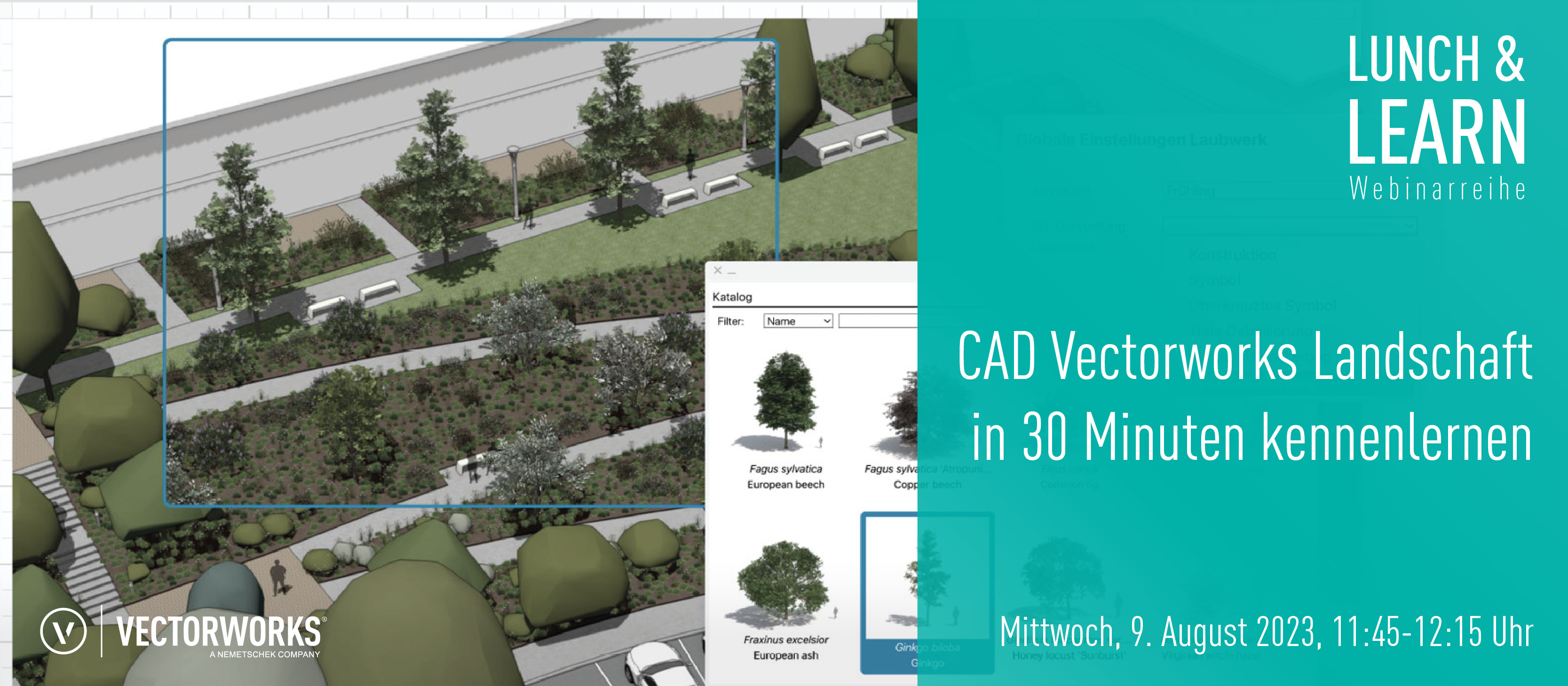 Webinar: CAD Vectorworks Landschat kennenlernen